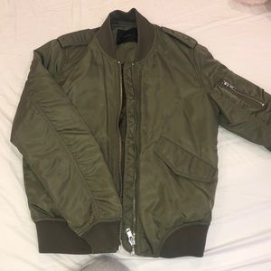 Talula Green Bomber Jacket